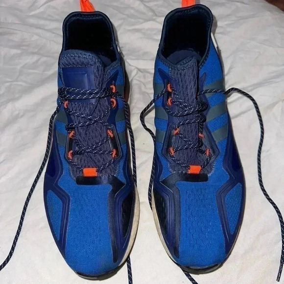 Adidas ZX 2K Boost Men's Size 13 Blue Indigo Comfortable Running Trainer - Picture 2 of 5